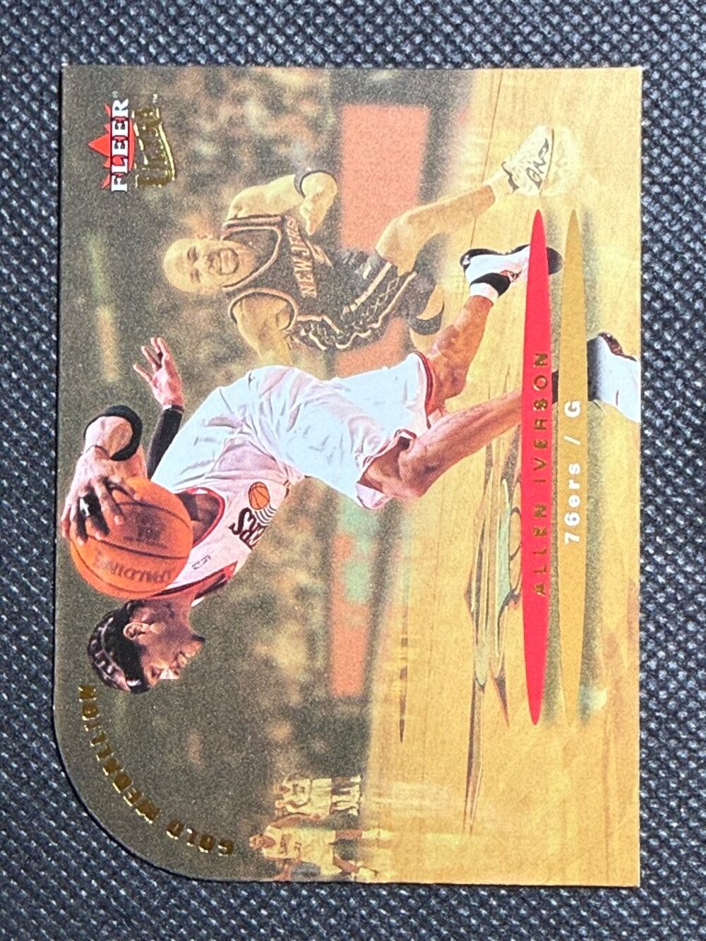2003-04 Fleer Ultra Allen Iverson #158 Gold Medallion Philadelphia 76ers